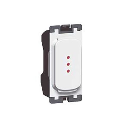 ليجراند - مؤشر Synergy، Grid Module، Neon أحمر، 1mA، 230-250V، White