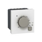 ليجراند - منظم حرارة إلكتروني Mosaic، 2 موديول، 230V AC، White