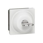 ليجراند - مفتاح بطاقة Mosaic، 2 وضعيات، مفتاح Ronis، 2 موديول، 6A، 250V، White