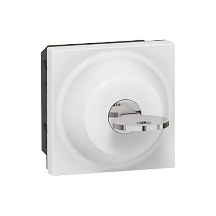 ليجراند - مفتاح بطاقة Mosaic، 2 وضعيات، مفتاح Ronis، 2 موديول، 6A، 250V، White