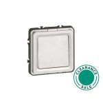 تصفية ليجراند - زر ضغط Soliroc، خطين، 6 أمبير، 230 فولت، IP55، NO-NC Contact