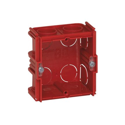 ليجراند - علبة تركيب Batibox، مفرد، عمق 30mm، مربع، بناء