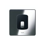 ليجراند - مفتاح مزدوج القطب Synergy Sleek، 20A، 250V، Polished Stainless Steel