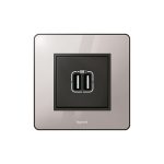 ليجراند - لوحة أمامية Synergy Sleek، مفرد، لآلية Arteor 2 موديول، Polished Stainless Steel