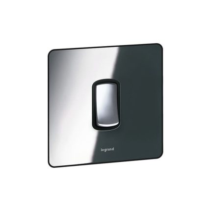 ليجراند - لوحة أمامية Synergy Sleek Design، مفرد، 1 موديول، Polished Stainless Steel