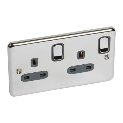 ليجراند - فيش ثنائي 13 أمبير - ستانليس ستيل - Authentic