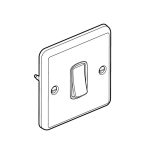 ليجراند - مفتاح Synergy Authentic، مفرد، خط 2، 20AX 250V~، Polished Stainless Steel