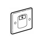 ليجراند - وحدة الاتصال المؤمنة Synergy Authentic، بدون مفتاح، 13A، 250V، بدون منفذ سلك، Glossy Gold