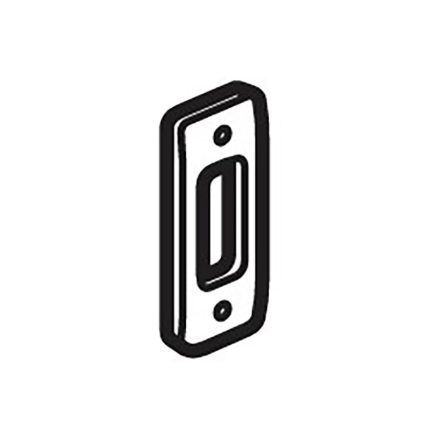 ليجراند - لوحة أمامية Synergy Authentic، مفرد، 1 موديول، Architrave، Glossy Gold