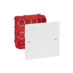 ليجراند - علبة التوصيل Batibox، مع غطاء وبراغي، 85x85x40mm، غطاء 100x100mm، Masonry