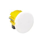 ليجراند - علبة إضاءة Batibox، مع غطاء تشطيب لمصباح الجدار، Ø40 مم، عمق 40 مم، جدران جافة