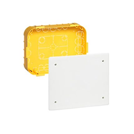 ليجراند - علبة التوصيل Batibox، مع غطاء وبراغي، 115x115x40mm، غطاء 135x135mm، Drywall