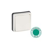 تصفية ليجراند - زر ضغط Plexo 66، مفرد، خطين، 6 أمبير، 250 فولت، تركيب مسطح