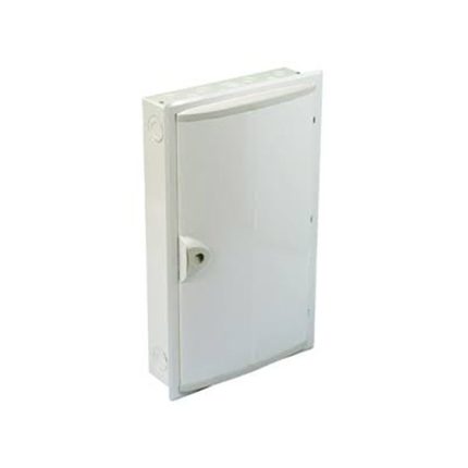 شنايدر - لوحة توزيع - 30 خط 63A 3P - ظاهر - باب منحني - قاطع رئيسي MCCB