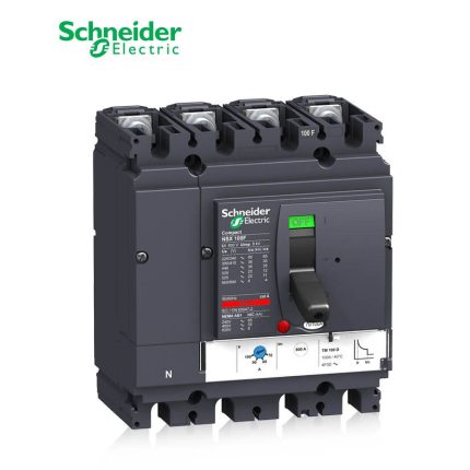 شنايدر - قاطع رئيسي 50 أمبير - ComPact NSX100F, 36 kA at 415 VAC, TMD Trip Unit 50A, 4P 3d