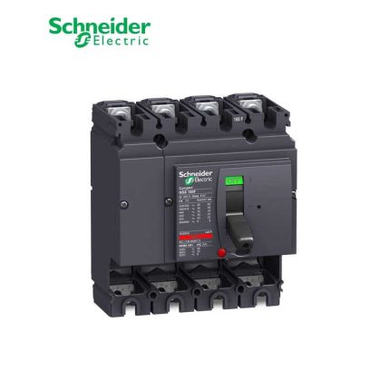 شنايدر - قاطع رئيسي 160 أمبير - ComPact NSX160F, 160A, 4P, 36kA at 415 VAC 50/60 Hz, w/o Trip Unit