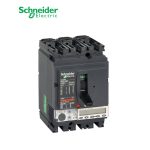 شنايدر - قاطع رئيسي 100 أمبير - ComPact NSX160H, 3P 3d, 70kA at 415 VAC, MicroLogic 5.2A Trip Unit 100A