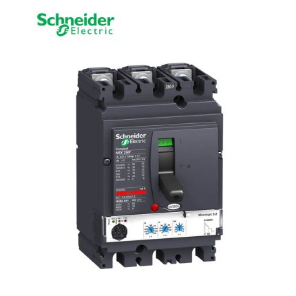 شنايدر - قاطع رئيسي 220 أمبير - ComPact NSX250F, 3P 3d, 36kA at 415 VAC, MicroLogic 2.2 M Trip Unit 220A