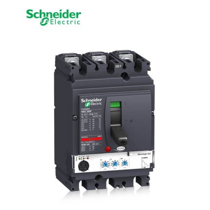 شنايدر - قاطع رئيسي 250 أمبير - ComPact NSX250F, 3P 3d, 36kA at 415 VAC, MicroLogic 2.2 Trip Unit 250A