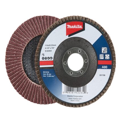 ديسك صنفرة للحديد، 115×22.23 ملم، درجة الخشونة Z80