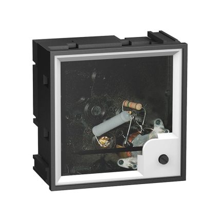 شنايدر - أمبيرمتر تناظري، 3 مداخل، بدون قرص، مقاس 72 x 72mm