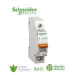 شنايدر - قاطع فرعي 1 خط - 6 أمبير - Domae, 1P, 6A, C Curve, 6000A