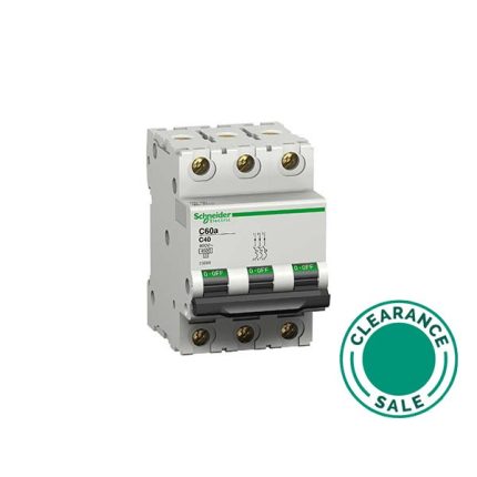 تصفية شنايدر -  قاطع فرعي، C60a، 6A، 3P، 127/415V، 3T (جديد: A924306)