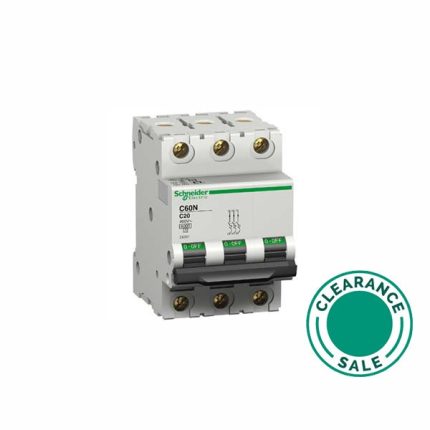 تصفية شنايدر -  قاطع فرعي، C60N، 10A، 3P، 127/415V، 3T (جديد: A9F44310)