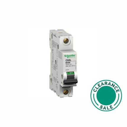 تصفية شنايدر -  قاطع فرعي، C60L، 1A، 1P، منحنى C (جديد: A9F94101)