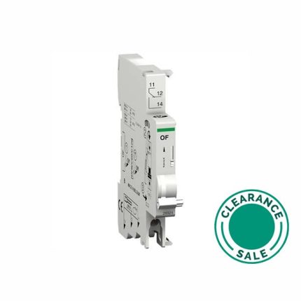 تصفية شنايدر - جهة اتصال إضافية، 1OC ، 380-415V، 6V، ل C60 ID (جديد: A9A26924)