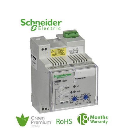 شنايدر - قاطع تحكم بالتسريب الارضي مع امكانية اعادة الضبط اليدوي