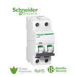 شنايدر - قاطع فرعي 2 خط - 2 أمبير - Acti9 iC60N, 2P, 2A, C Curve