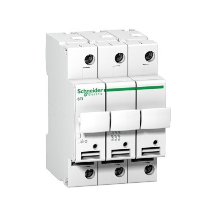 شنايدر - قاطع فصل فيوز Acti9 STI، 3 Pole، 25A، لفيوز مقاس 10.3 x 38mm
