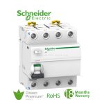 شنايدر - قاطع RCCB - نوع Acti9 iID, 4P, 25A, 30mA, Type AC