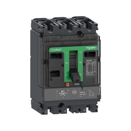 شنايدر - قاطع 32 أمبير - 3 خط - NSX100H, 70kA at 415VAC, TMD Trip Unit