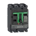 شنايدر - قاطع 160 أمبير - 3 خط - NSX160F, 36kA at 415VAC, MicroLogic 2.2 Trip Unit