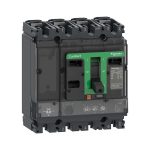 شنايدر - قاطع 160 أمبير - 4 خط - NSX160F, 36kA at 415VAC, MicroLogic 2.2 Trip Unit