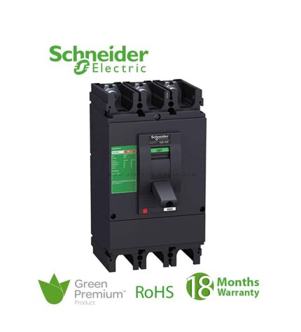 شنايدر - قاطع رئيسي 160 أمبير - EasyPact EZC250N, 3P, 160A, 25kA 400/415V, TMD Trip Unit