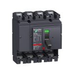 شنايدر - هيكل قاطع أساسي، ComPacT NSX160S، قدرة قطع 100kA عند 415VAC، 50/60Hz، 160A، بدون وحدة فصل، 4P