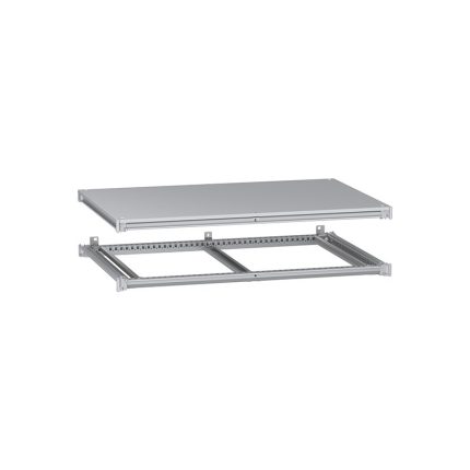 شنايدر - إطار علوي وسفلي، PanelSeT SFN، للوحة كهربائية، W1200، D800mm، مع سقف