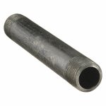 نبل سمك جدار الأنبوب 9/64 بوصة, فولاذ أسود, الجدول 80