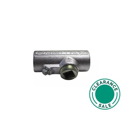 تصفية او زي جدني -تركيبة مانعة للتسرب، أنثى/أنثى، رأسي/أفقي، حديد طيع، مضاد للانفجار، 1 بوصة