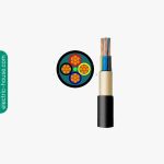 ⁦بحرة - كيبل XLPE نحاس - 4 خطوط - مقاس 25 مم - أسود - 600/1000 فولت⁩ - الصورة ⁦2⁩