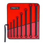 بروتو - طقم مفتاح علبة - اسود - 8 قطع - 12 نقطة