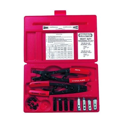 بروتو - طقم زرادية كبيرة بأطراف قابلة للاستبدال - 18 قطعة