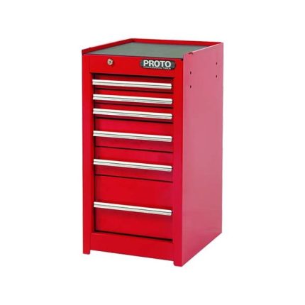 بروتو - خزانة جانبية - 6 درج - أحمر