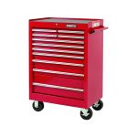 بروتو - خزانة رول 27 بوصة - 11 درج - أحمر