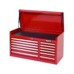 بروتو - خزانة علوية 41 بوصة - 12 درج - أحمر