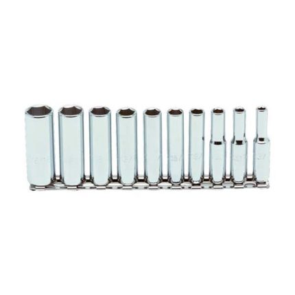 بروتو - طقم لقم - مقاس 1/4 بوصة - 10 قطع - 6 نقاط