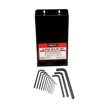 بروتو - طقم مفاتيح سداسية طويلة - 14 قطعة